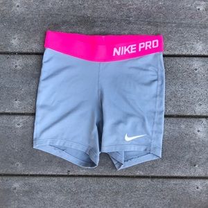 Nike Bottoms - Nike- Grey and pink shorts Nike Bottoms - Nike- Grey and pink shorts